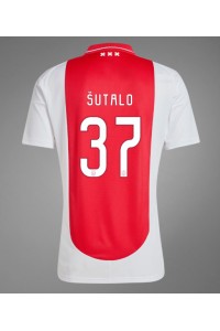 Ajax Josip Sutalo #37 Voetbaltruitje Thuis tenue 2024-25 Korte Mouw